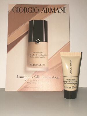 ARMANI Luminous Silk Foundation Shade 5ml Armani Tube