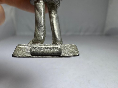 Vintage Abraham Lincoln 16th President Pewter 2 3.4 Inch Statue Unbranded Mint - Picture 4 of 4