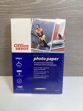 Office Depot - High Gloss Printer Photo Paper 4X6" 100 Sheets - New in Box