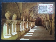 Carte Premier Jour Timbre Abbaye De Fontenay N° 1938 Oblitéré Marmagne 1977