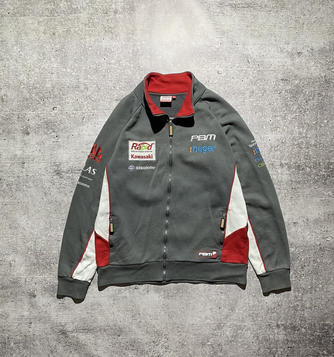 ウェア L Kawasaki Zip-Up Sweatshirt