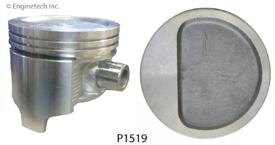 Amc Jeep 232 258 6 cilindros 1964 - 1978 (6) Enginetech pistones con tapa de plato Foto 3 de 3