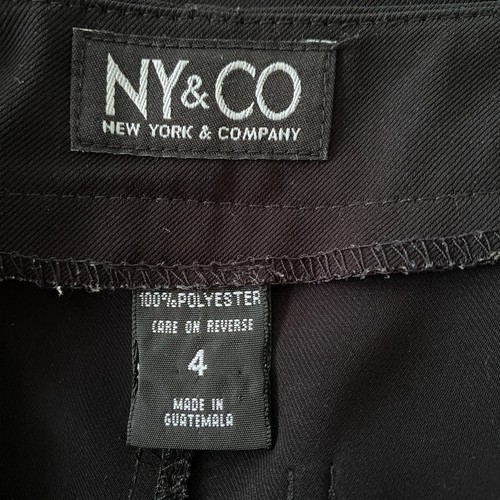 Vintage New York and Co Womens Black Corporate Goth Witchy Maxi Skirt Sz 4 - Picture 8 of 8