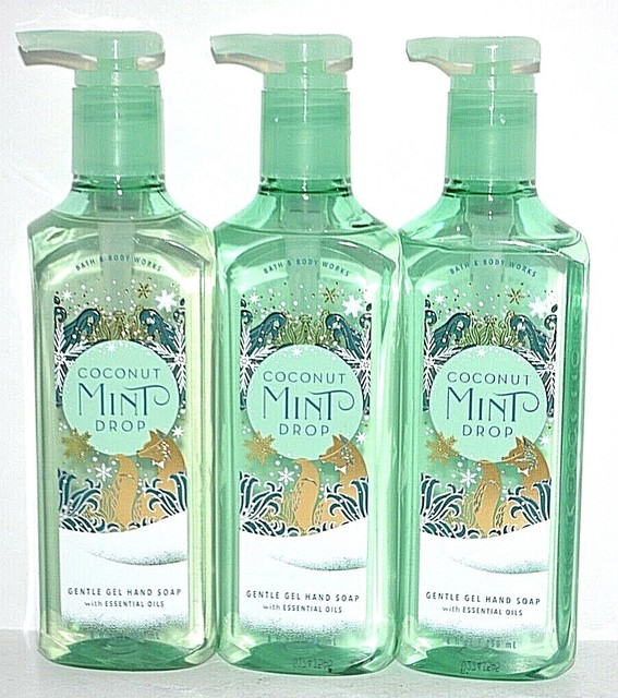 Bath & Body Works Coconut MINT Drop Gentle GEL Hand Soap 8 FL Oz for