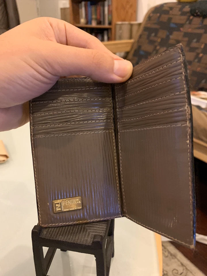 Cartera plegable de lona FENDI de colección - Bergdorf Goodman - rara y auténtica Foto 4 de 4