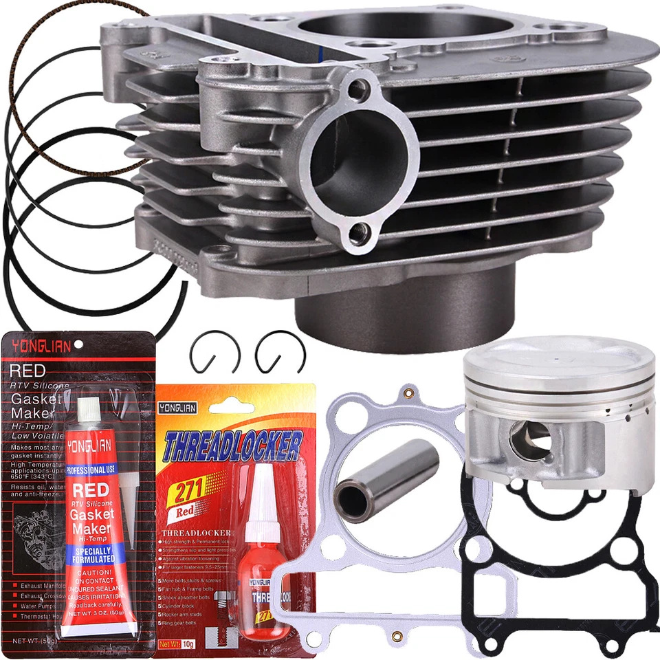 71mm 229cc Cylinder Piston Gasket Kit for Yamaha Bear Tracker Timberwolf YFM 250 — 第 4/4 张图片