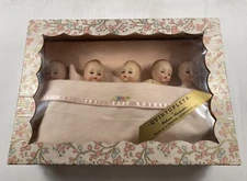 Vintage Madame Alexander Fisher Quints Vinyl in Original Presentation Box