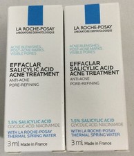 2x La Roche-Posay Effaclar Salicylic Acid Acne Treatment SAMPLE .1oz Exp 8/2025