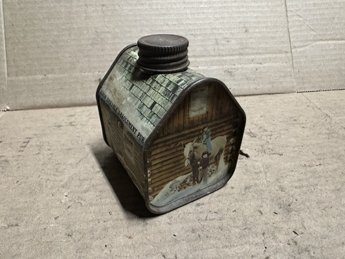 1984 Vintage Vermont Absolutely Pure Maple Syrup Log Cabin Tin Can -V01 - Picture 4 of 5