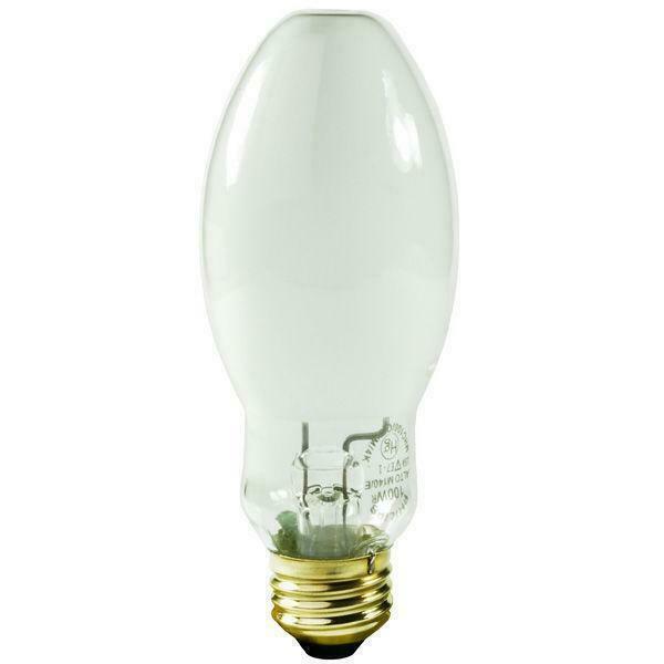 (24) Mercury Vapor Coated Light Bulb 100W Medium E26 Base ANSI H38