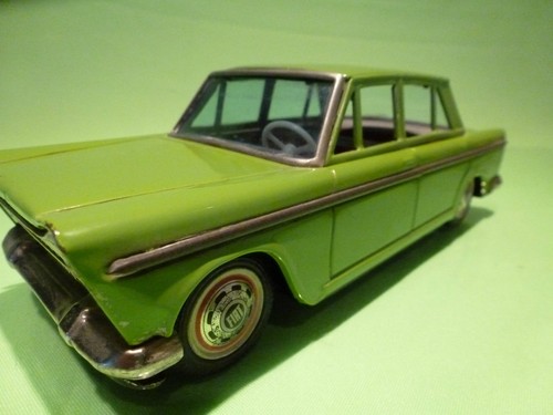 DAIYA TIN TOY BLECH FIAT 1800 - GREEN1:18? - RARE SELTEN - EXCELLENT - FRICTION - Picture 8 of 12