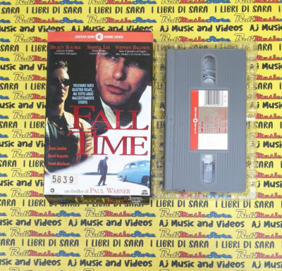 VHS Film FALL TIME 1995 Mickey Rourke Sheryl Lee Stephen Baldwin (F199)