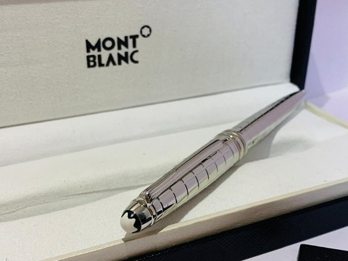 Montblanc Star Walker Penna a sfera in acciaio inox inchiostro nero - Ricondizionata - Foto 4 di 5