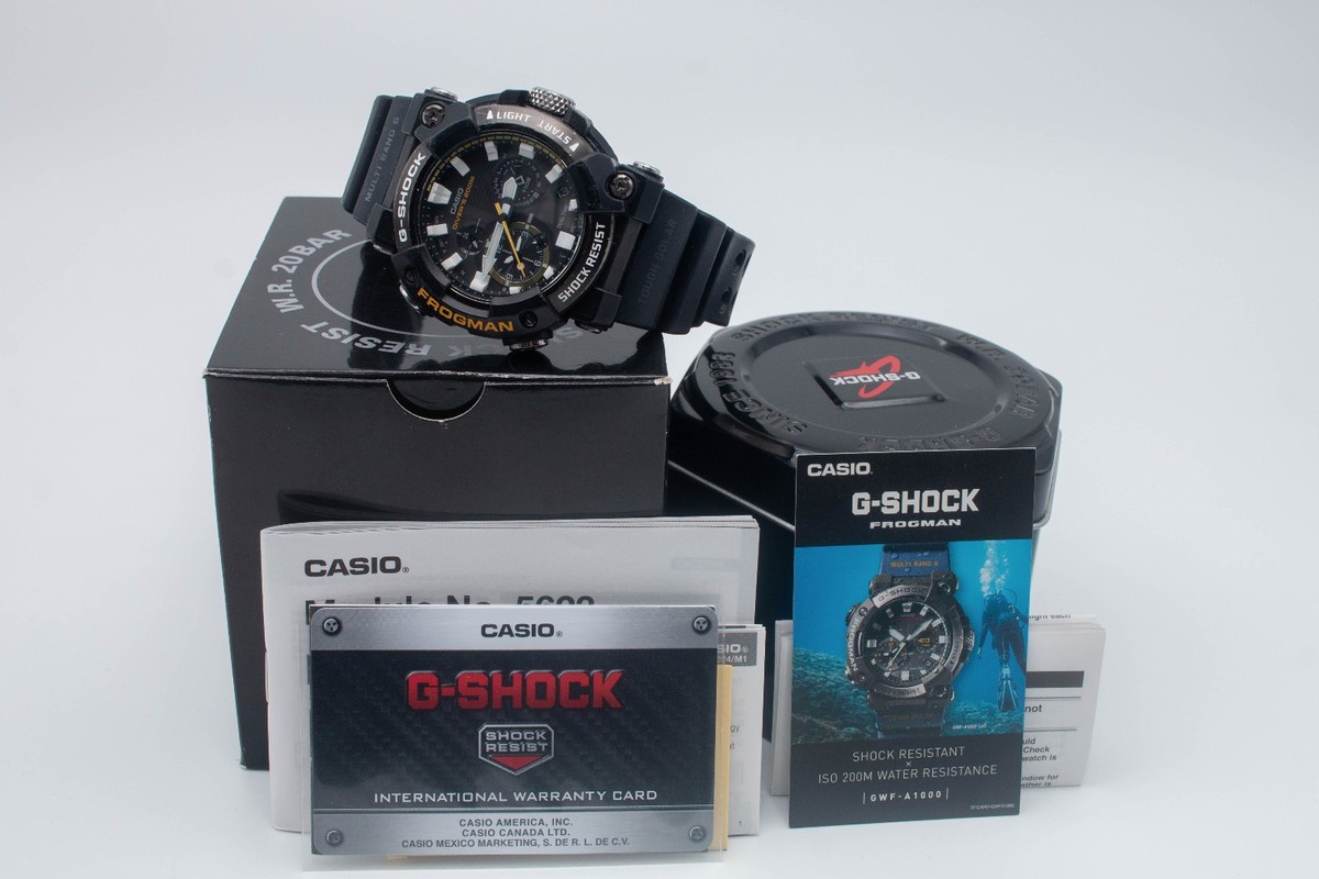 Casio G-Shock Black Men's Watch - GWF-A1000-1AJF for sale online