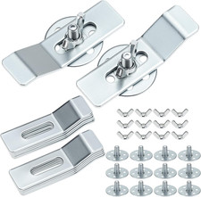 Undermount Sink Clips Kit, 12 Pack Sink Mounting Brackets with Wing Nut