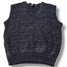 Vintage Blake By Devon Sweater Vest Size Medium Women's Knit Sweater Union Made