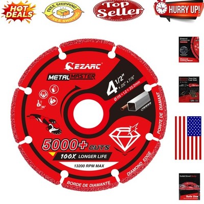 Ultra-Long Life Diamond Metal Cut-Off Wheel for Precise, Safe Cutting
