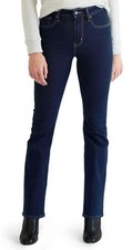 Levi's Women's 725 High Rise Bootcut Jeans Size 31x30 Slim Dark Blue High Rise