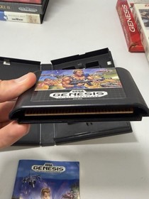 Sega Genesis Model 1 Console Bundle w/ Controller, Cables & 11 Games Tested