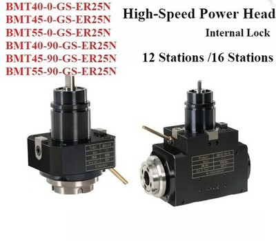 BMT0°/90° 12/16Stations High-Speed Power Tool Holder CNC Lathe Turret Turn-Mill 
