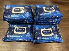 10 Packs Prevail Personal Wipes WW-710 Adult Washcloth 12  X 8   48ct/pk 