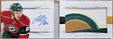 2013-14 Panini National Treasures Mikael Granlund Rookie Booklet Jumbo Jersey Au