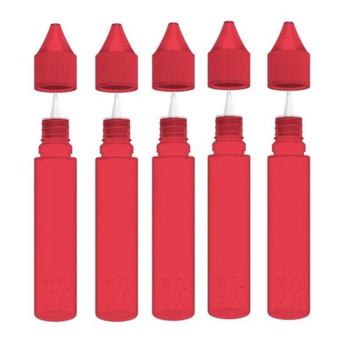 CHUBBY GORILLA BOTTLES 30ML LDPE SOFT AUTHENTIC (50 pack) RED - Picture 4 of 8