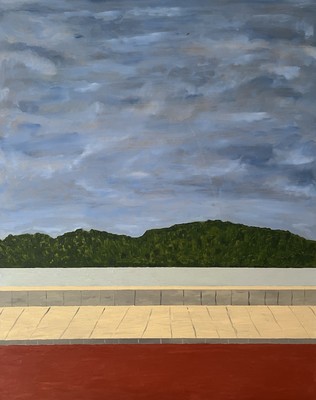 Original Ölgemälde Vierwaldstättersee Schweiz Moderne Kunst Daniel Pultorak