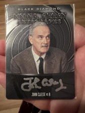 2025 James Bond Black Diamond Metal Array John Cleese Auto /49 Card R
