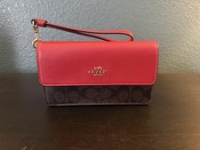 Coach Foldover Wristlet
