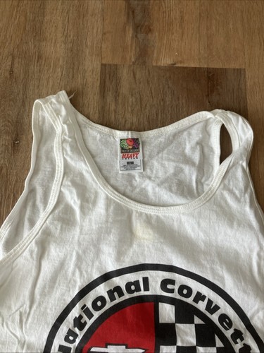 National Corvette Museum Sleeveless Shirt Tank Top Size L - Picture 2 of 14