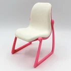 VTG 1980 Barbie Dream Pool Replacement Part, White & Pink Patio Chair