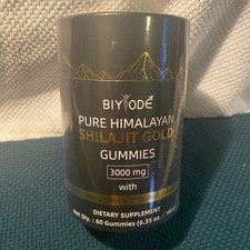 Himalayan Shilajit GOLD Gummies, Organic, Extremely Potent 3000 mg, Fulvic Acid