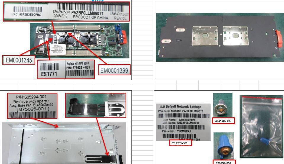 Hewlett Packard Enterprise 875625-001-RFB SPS-PCA MLB BL460C GEN10