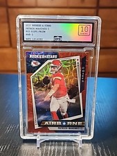 2021 Panini Rookies & Stars Patrick Mahomes Airborne Red Scope Prizm Grade 10