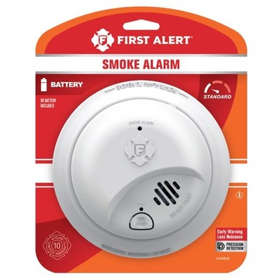 First Alert 1046846 RV Approved Battery-Operated Smoke One Size, No Color