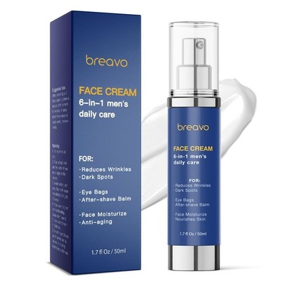 6 in 1 Face Cream for Men: 6 in 1 Mens Face Moisturizer, Mens Face Cream Anti...
