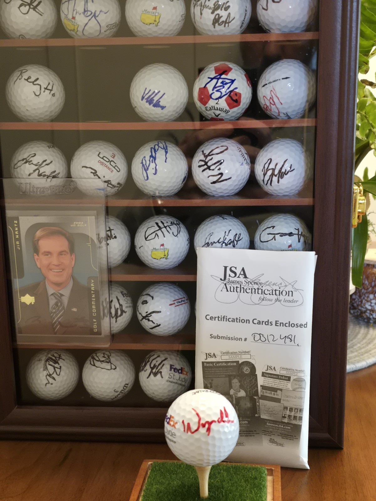 Wyndham Clark Signed Autographed Golf Ball JSA Byron Nelson