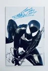 Amazing Spider-Man #1 Mike Mayhew Signed Cover C Black Suit Thwip / Web Sig ASM