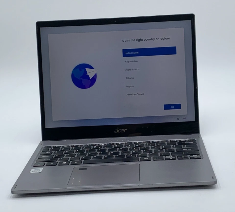 Acer Spin 5 14" 2020 i5-1035G4 1.1GHz 250GB SSD 8GB DDR4 Gris Justo/Abolladura/Mancha Foto 2 de 4