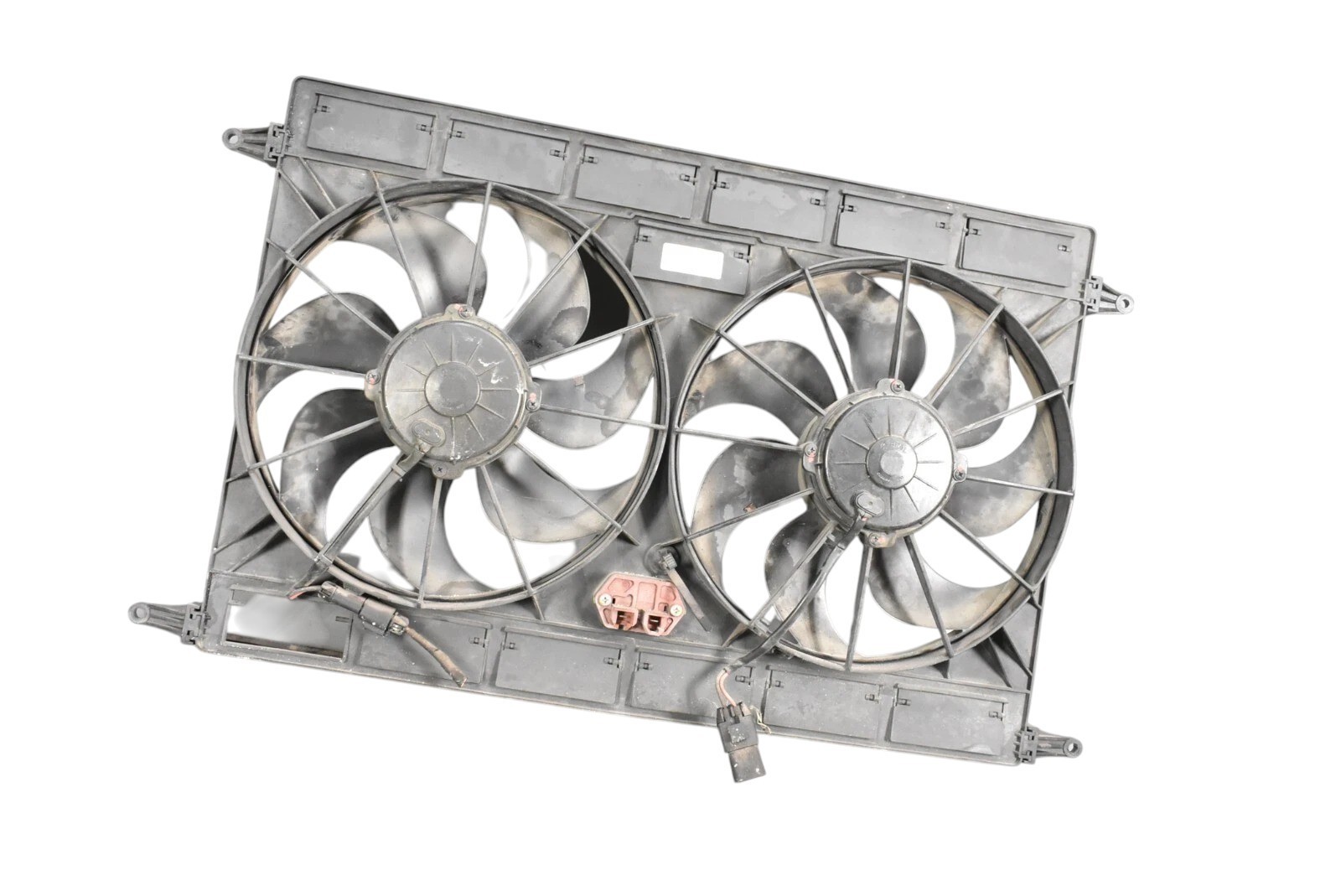 04-10 Maserati Quattroporte M139 Engine Cooling Radiator Dual Fan Shroud Oem