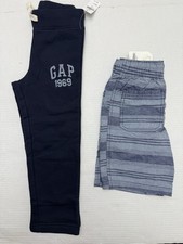 Boys Bundle Size 4-5  5;Gap Fleece Pants  Crazy 8 Shorts New With Tags