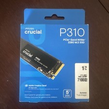 P310 1TB SSD M 2 2280 NVMe PCIe Gen4 Up to 7,100MB/s Laptop & Desktop (PC)