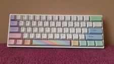 Skyloong Epomaker GK61X Keyboard Rainbow Pastel Coloured Keys RGB LED