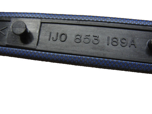 VW Golf 4 Bora Blende Mittelkonsole  um Radio Dekor blau links 1J0853189A