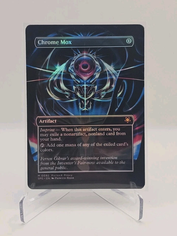 Mox Opal, Lightning Greaves, Chrome Mox Foils Proxy High-Quality Laminated Set - Image 3 of 3