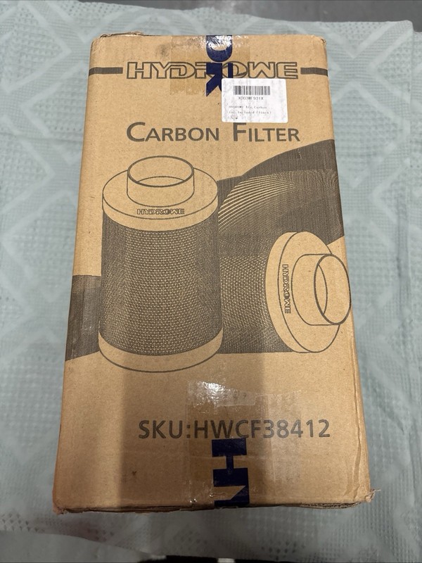 HYDROWE Air Carbon Filter 4-12 Inch , removes smells indoor gardens.#4