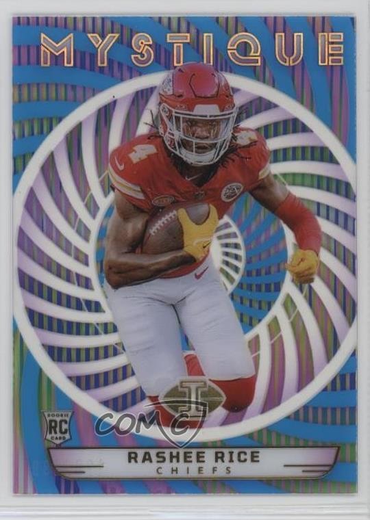 2023 Panini Illusions Mystique Light Blue 120/299 Rashee Rice #29 Rookie RC 17bs