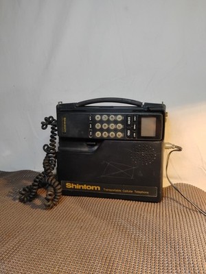  Vintage Shintom Portable Cellular Phone System CT8810 Works! 80s Car CellPhone