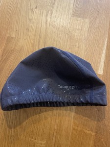 Taddlee Men Swim Cap PU Fabric Silicone Swimming Hat Pool Waterproof EUC